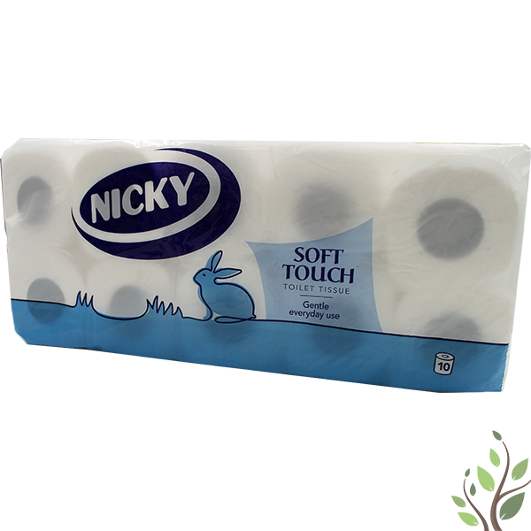 Nicky toalettpapír 10 tekercs 2 réteg 110 lap Soft touch